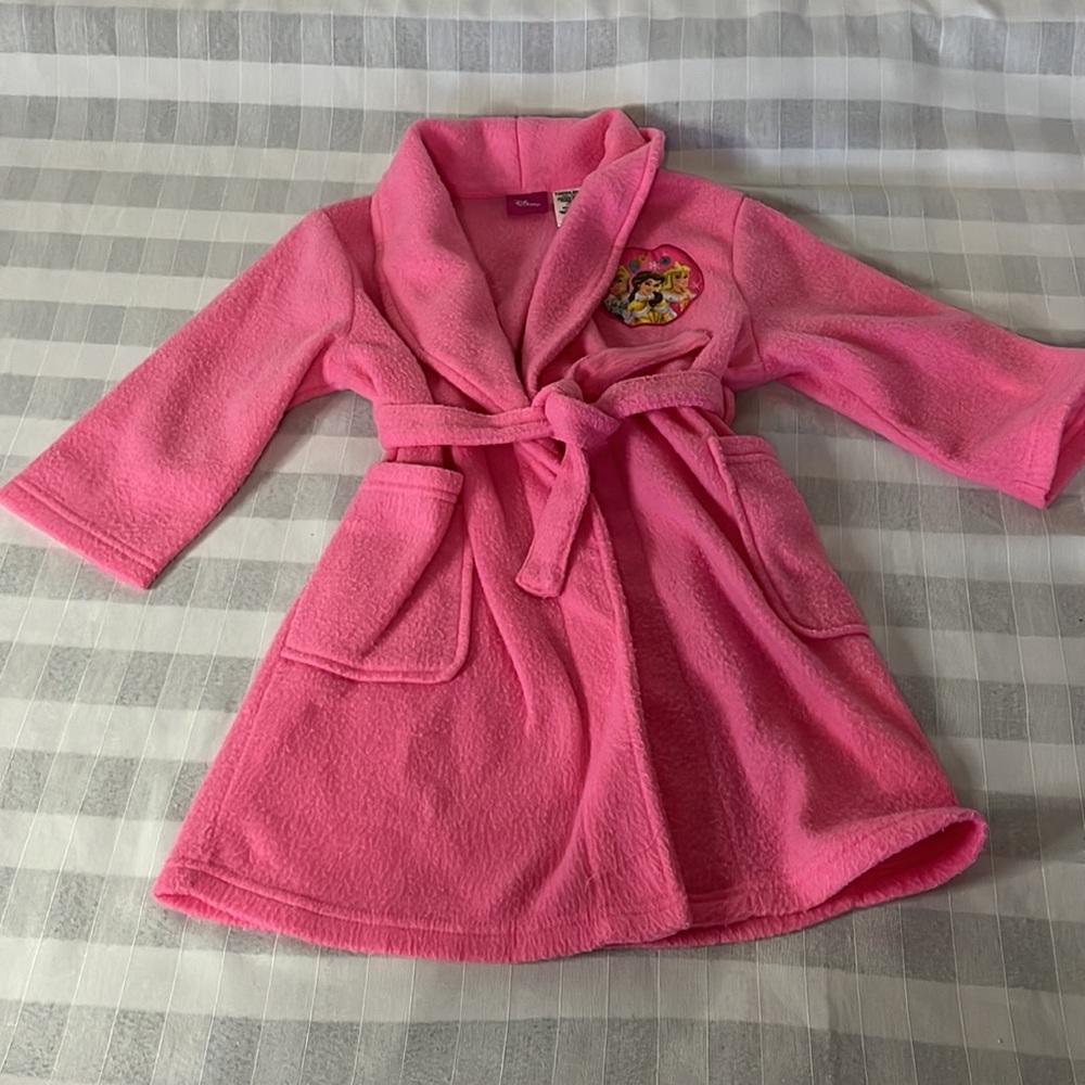 Disney Princess pink fleece robe
